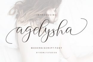 Agelysha Script Font Review for Branding