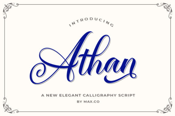 Athan Script: The Typeface That Elevates Your Brand
