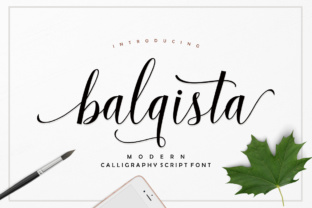 Balqista Script: A Modern Typeface for Editorial Design