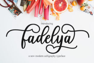 Fadelya Script: A Modern Typeface for Editorial Design