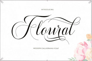 Floural Script Font for Crafters