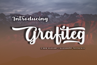 Grafiteg Script: A Bold Typeface for Editorial Design
