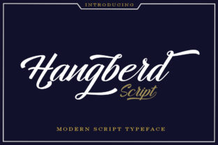 Hangberd Script: A Modern Typeface for Brand Identity