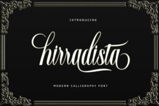 Hirradista Script: A Modern Typeface for Editorial Design