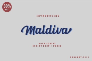 Maldiva Script Font for Strong Branding