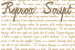 Reprox Script: A Handwritten Font for Branding