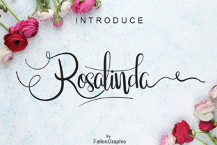 Rosalinda Script: A Handwritten Typeface for Editorial Design