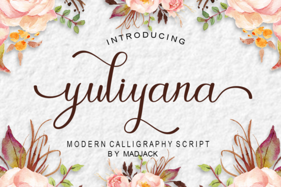 Yuliyana Script: A Premium Typeface for Branding